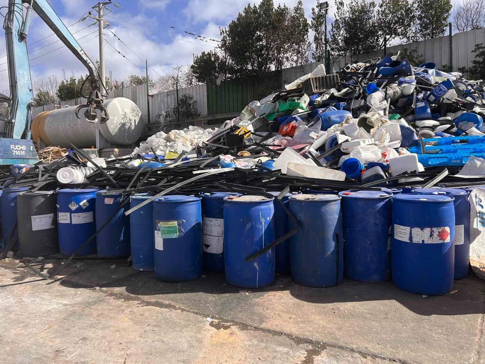 Plastic-Mixed Plastic-Mixed industrial plastic scrap-Industrial Production-Baled