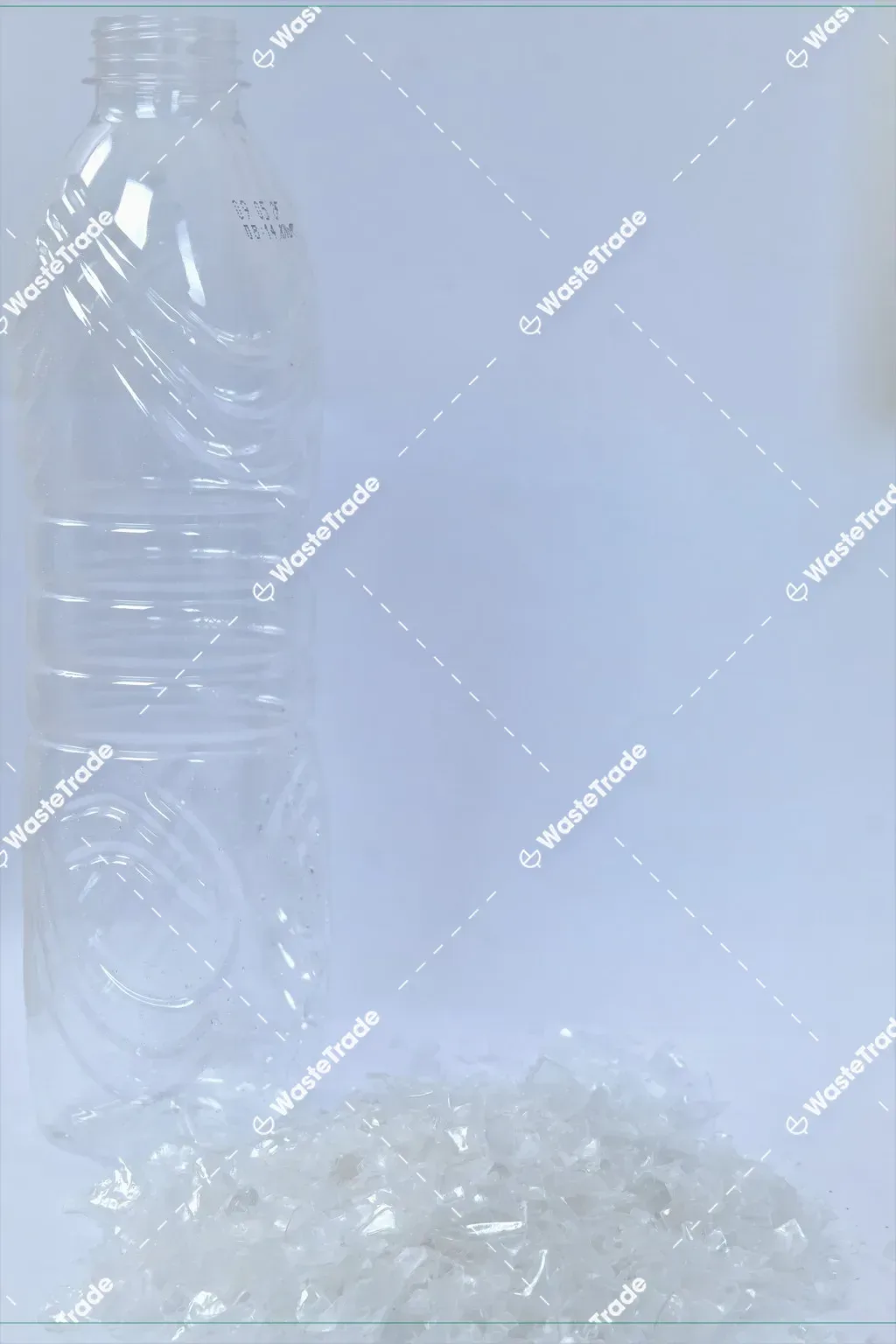 PET-Clear bottle flake — hot washed