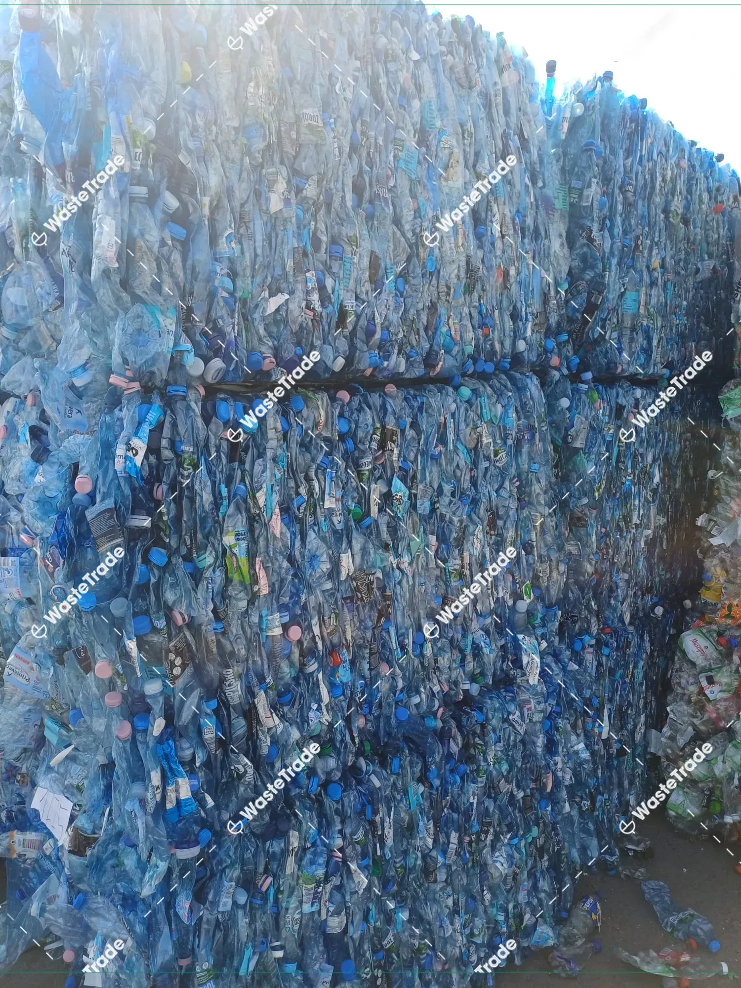 PET-Bottles — light blue
