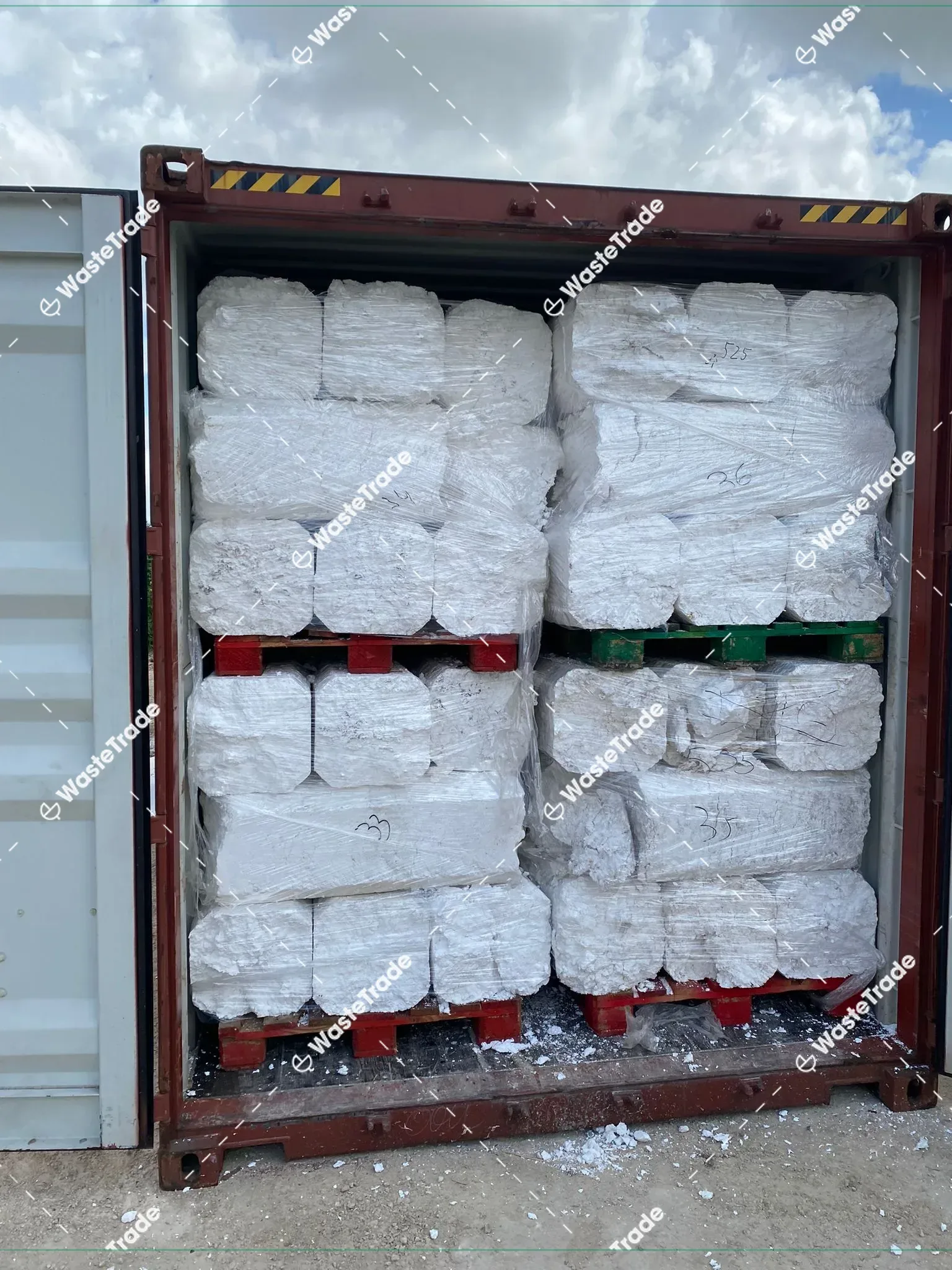 Plastic-PS-EPS densified blocks-Packaging-Densified