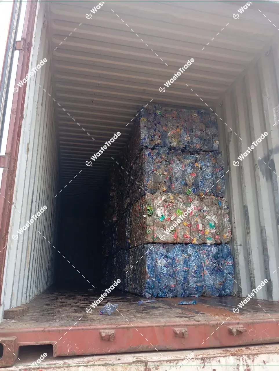 PET-PET bottles — food-grade sorted bales