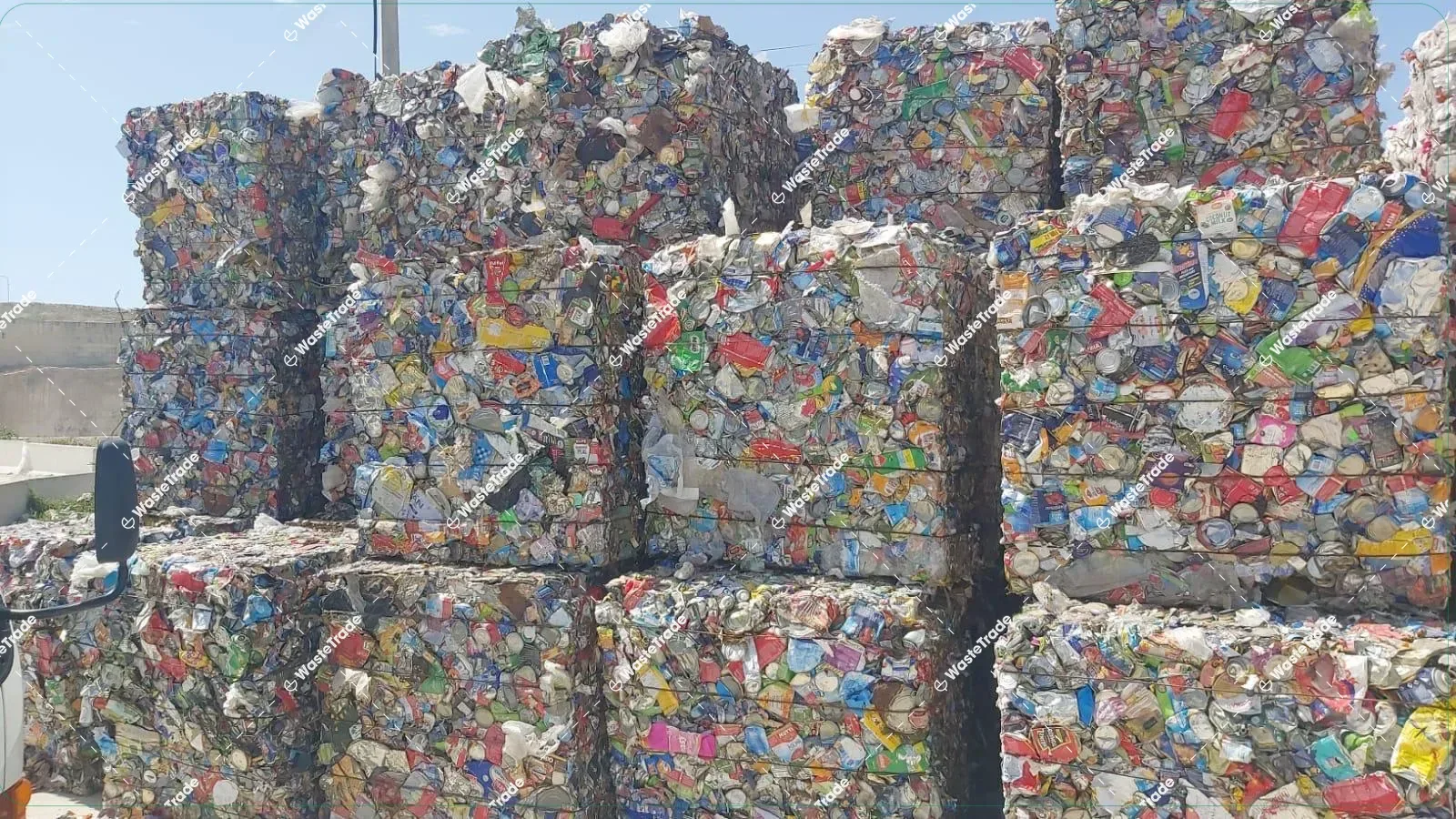 Ferrous Scrap-Steel can bundles