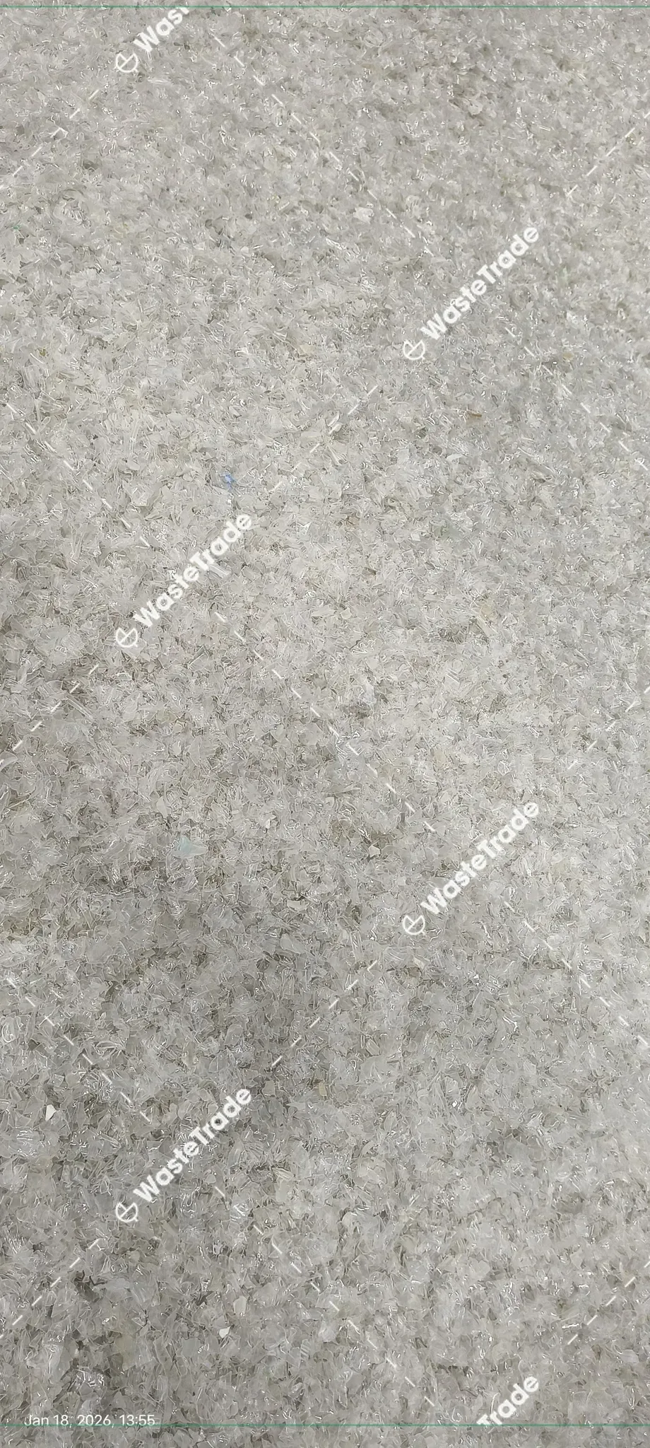 PET-Clear bottle flake — cold washed