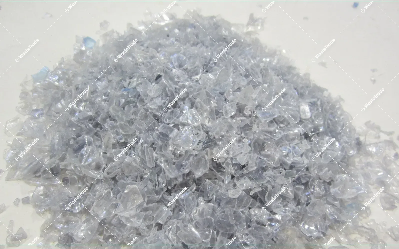 PET-Clear bottle flake — hot washed