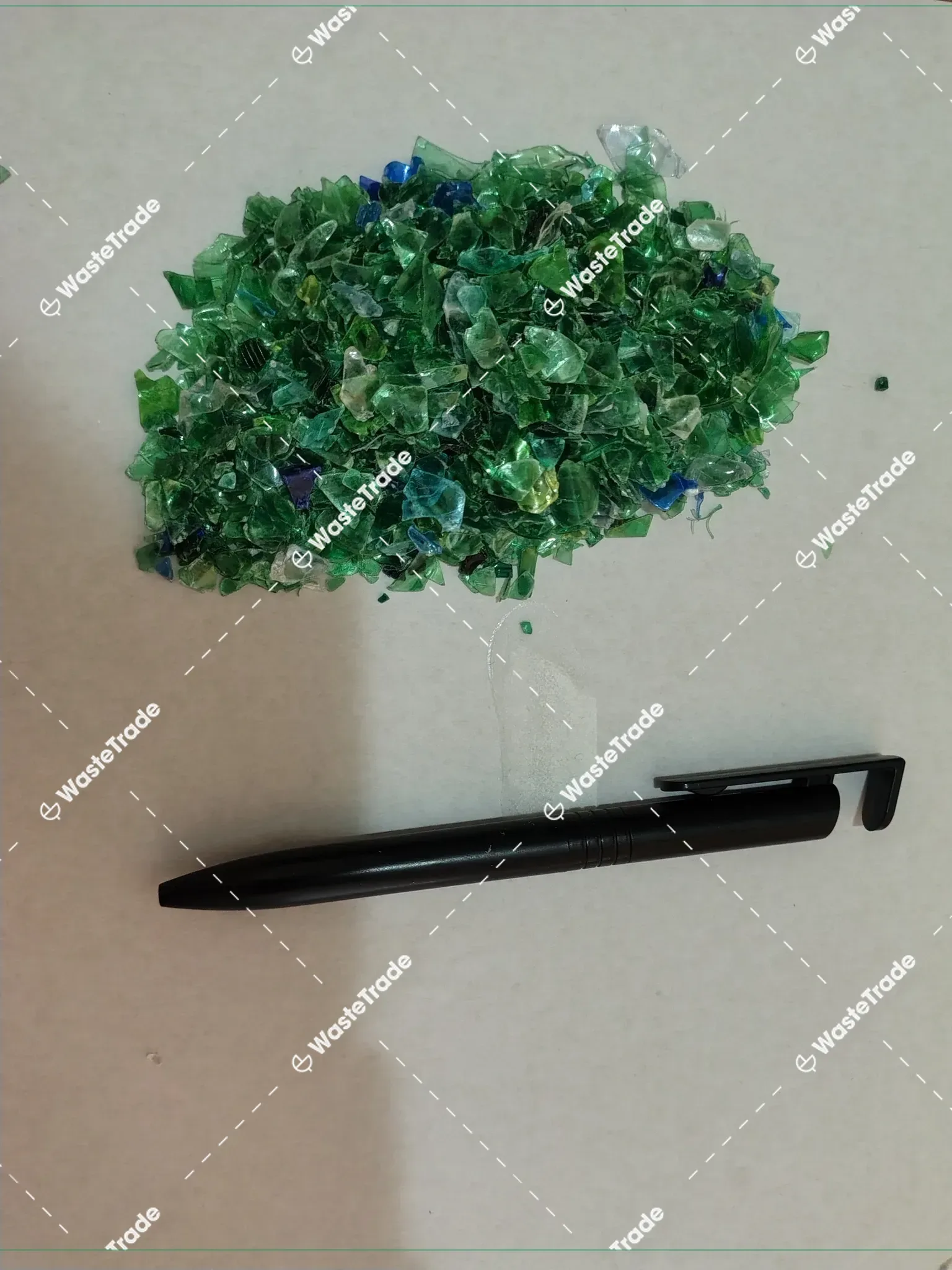 PET-Clear bottle flake — hot washed