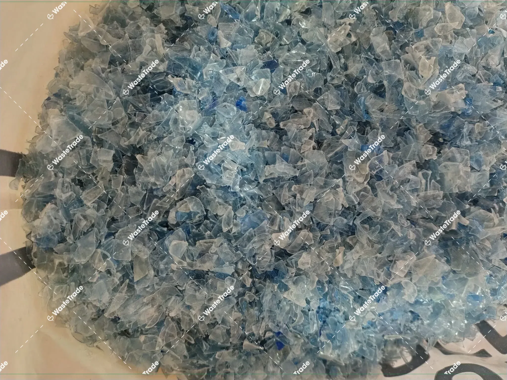 PET-Clear bottle flake — hot washed