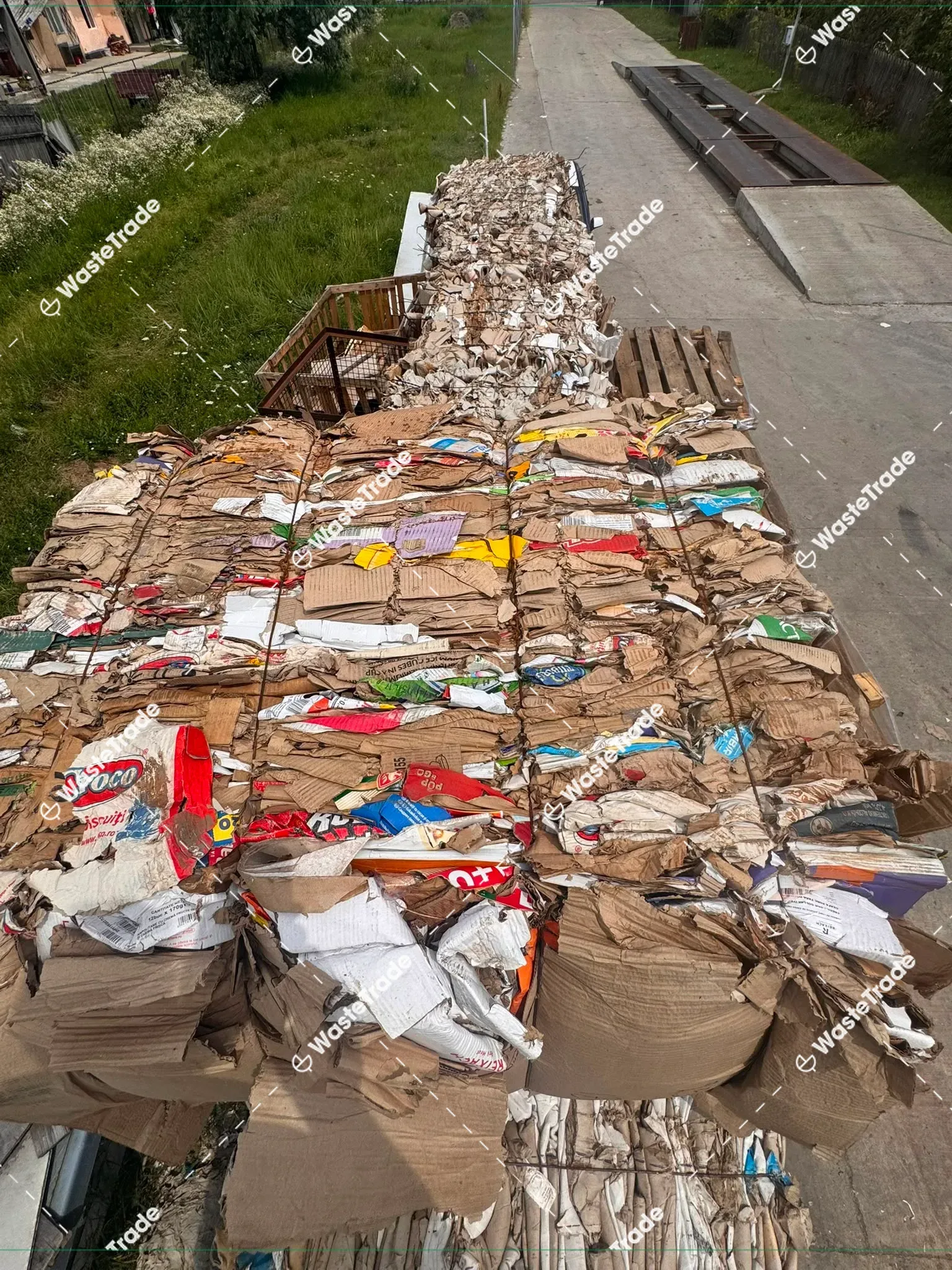 Fibre-Ordinary Grade-OCC (Old Corrugated Containers)-Municipal-Baled