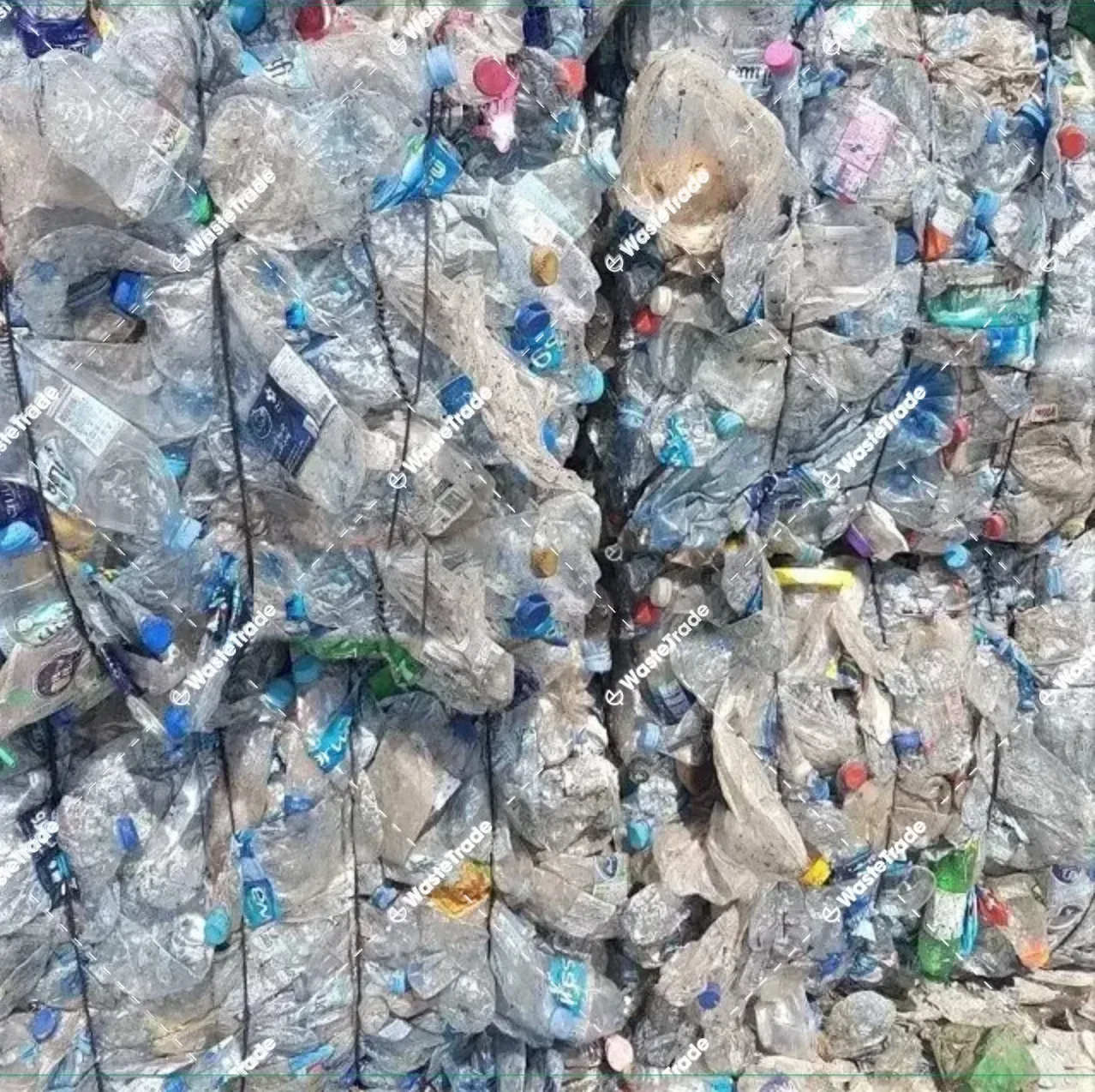 PET-PET bottles — food-grade sorted bales