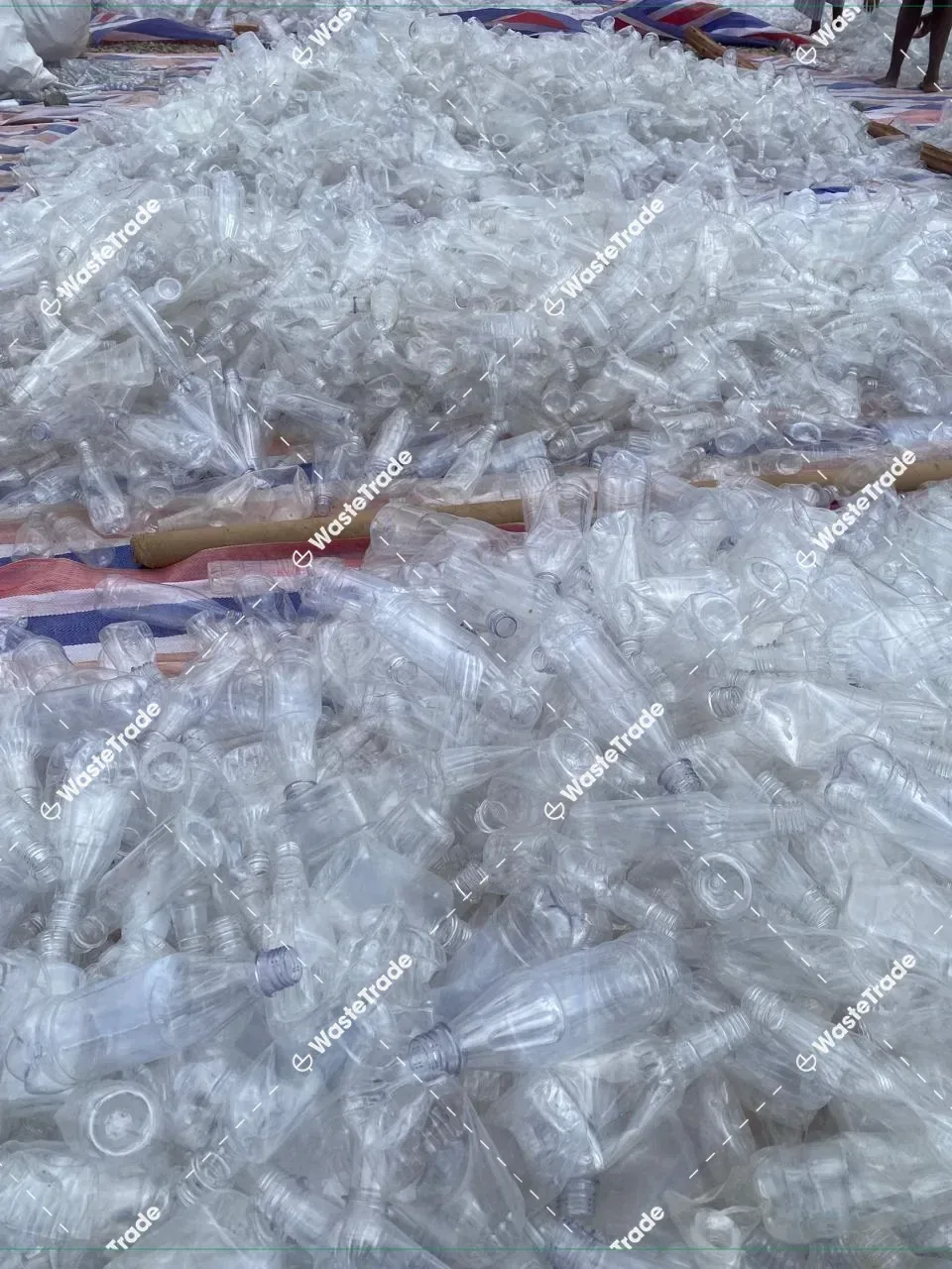 PET-PET bottles — food-grade sorted bales