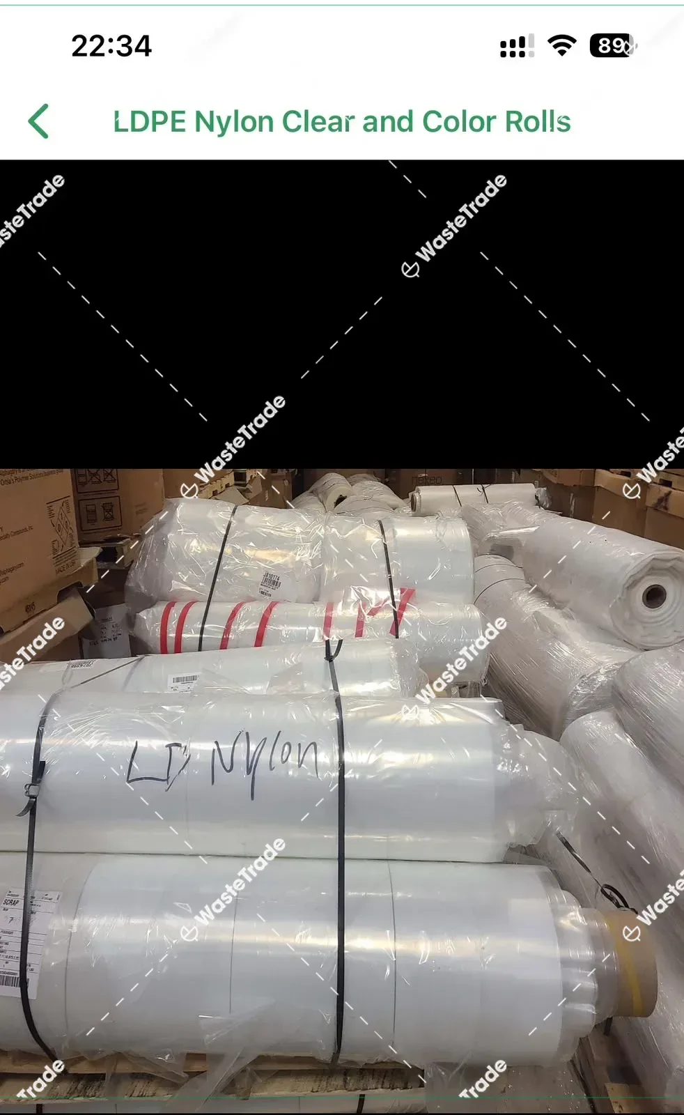Plastic-LDPE/LLDPE-98/2 clear film-Packaging-Baled