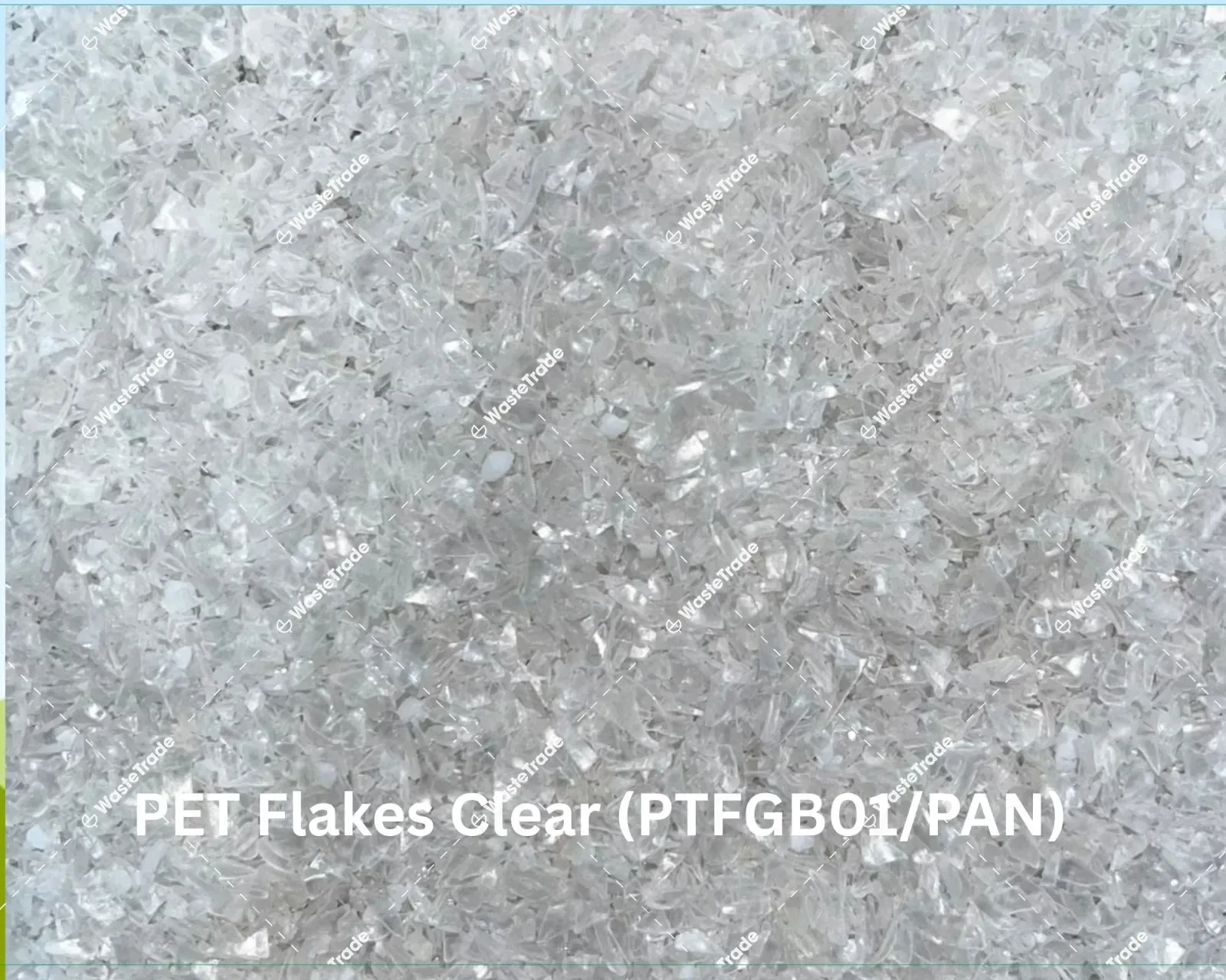 PET-Clear bottle flake — hot washed