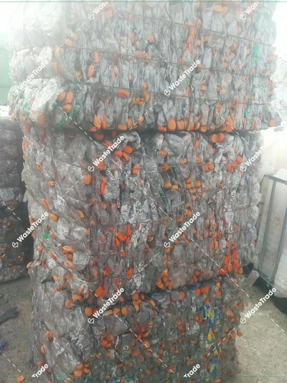 PET-PET bottles — food-grade sorted bales