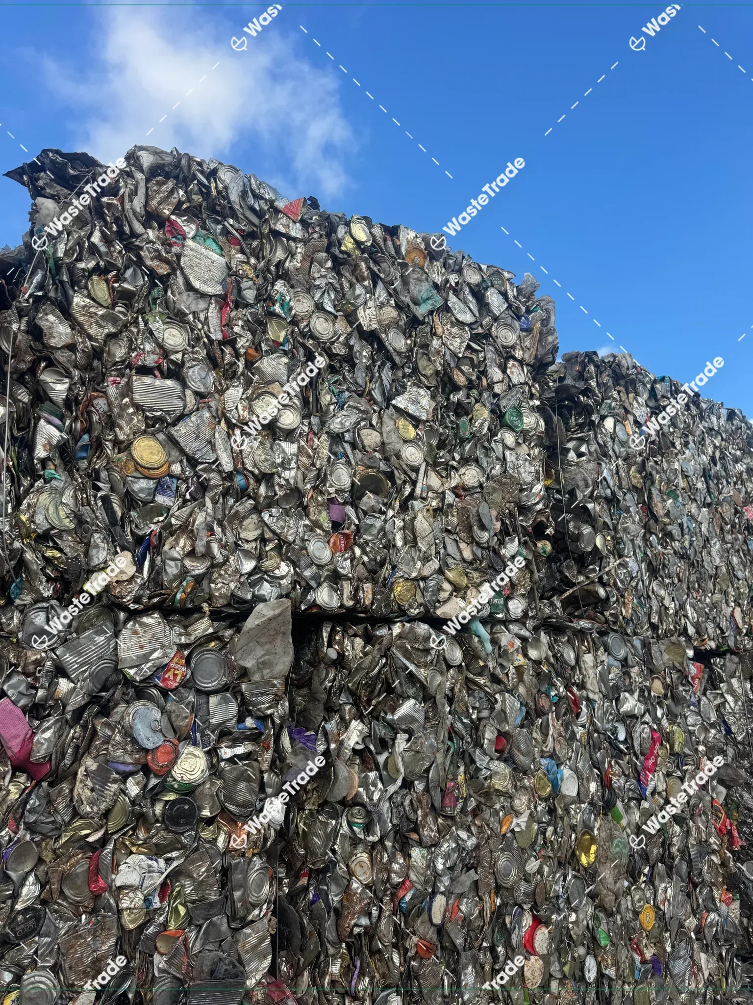 Ferrous Scrap-Steel can bundles