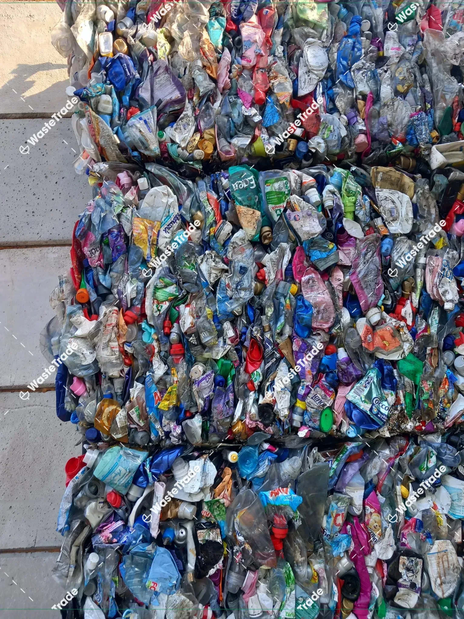 Plastic-PET-Bottles — jazz (mixed colour)-Packaging-Baled