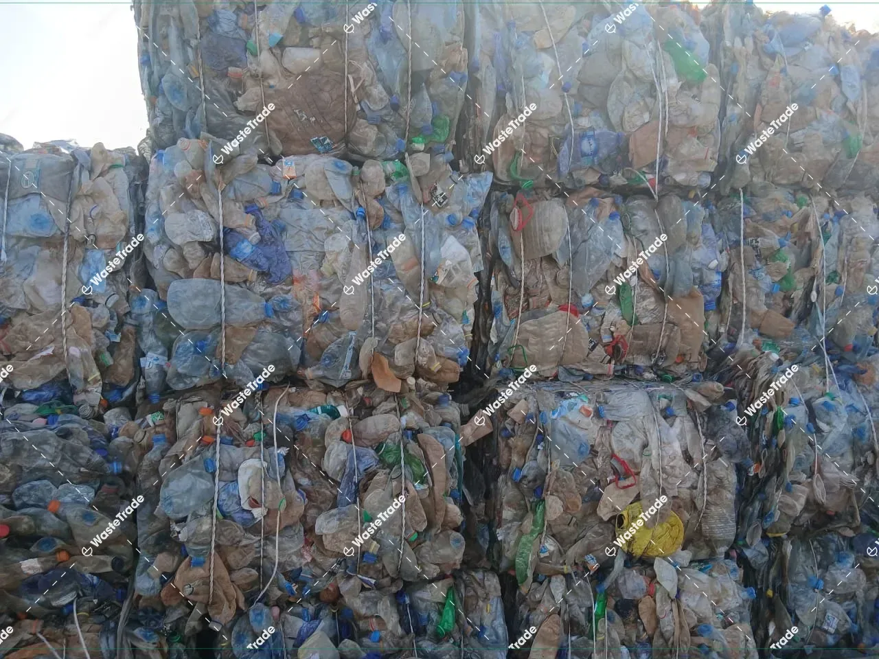 PET-Bottles — light blue