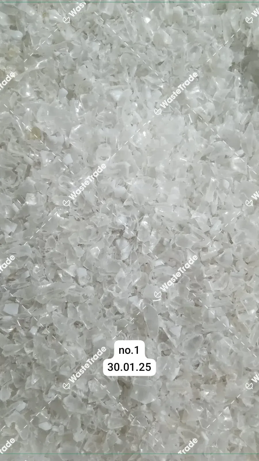 PET-Clear bottle flake — hot washed