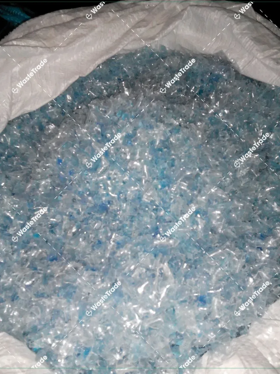 PET-Clear bottle flake — hot washed