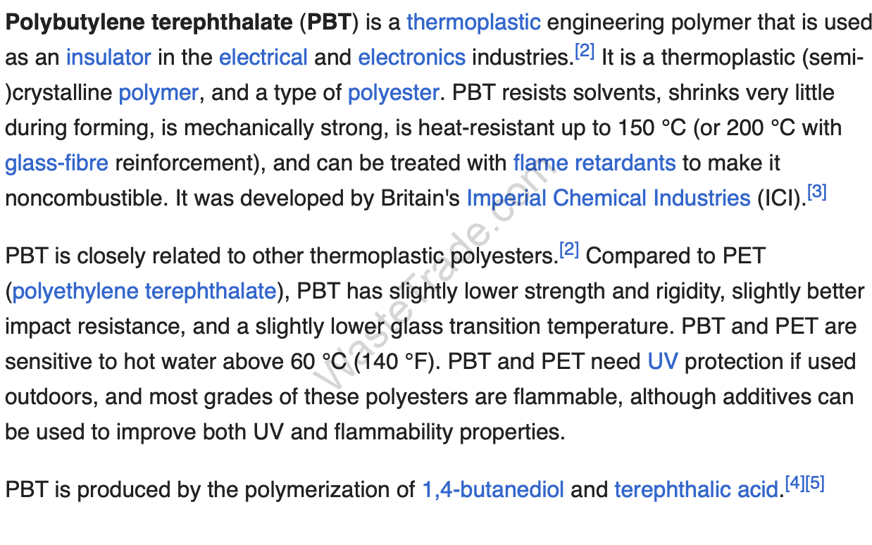 Plastic-PBT